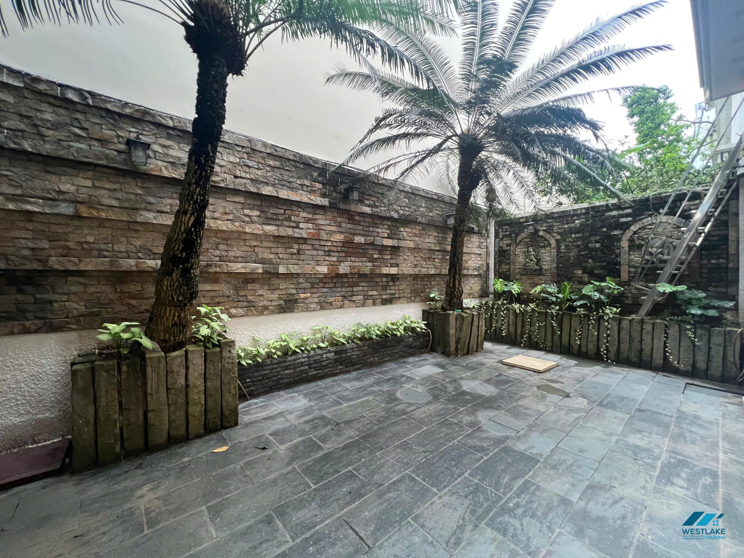 Renovated morden house for rent in D block, Ciputra, Tay Ho ward, Ha Noi
