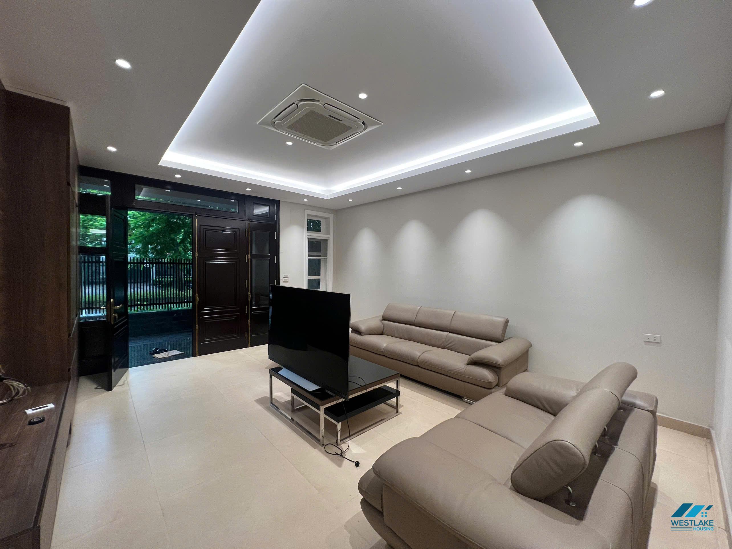 Renovated morden house for rent in D block, Ciputra, Tay Ho ward, Ha Noi