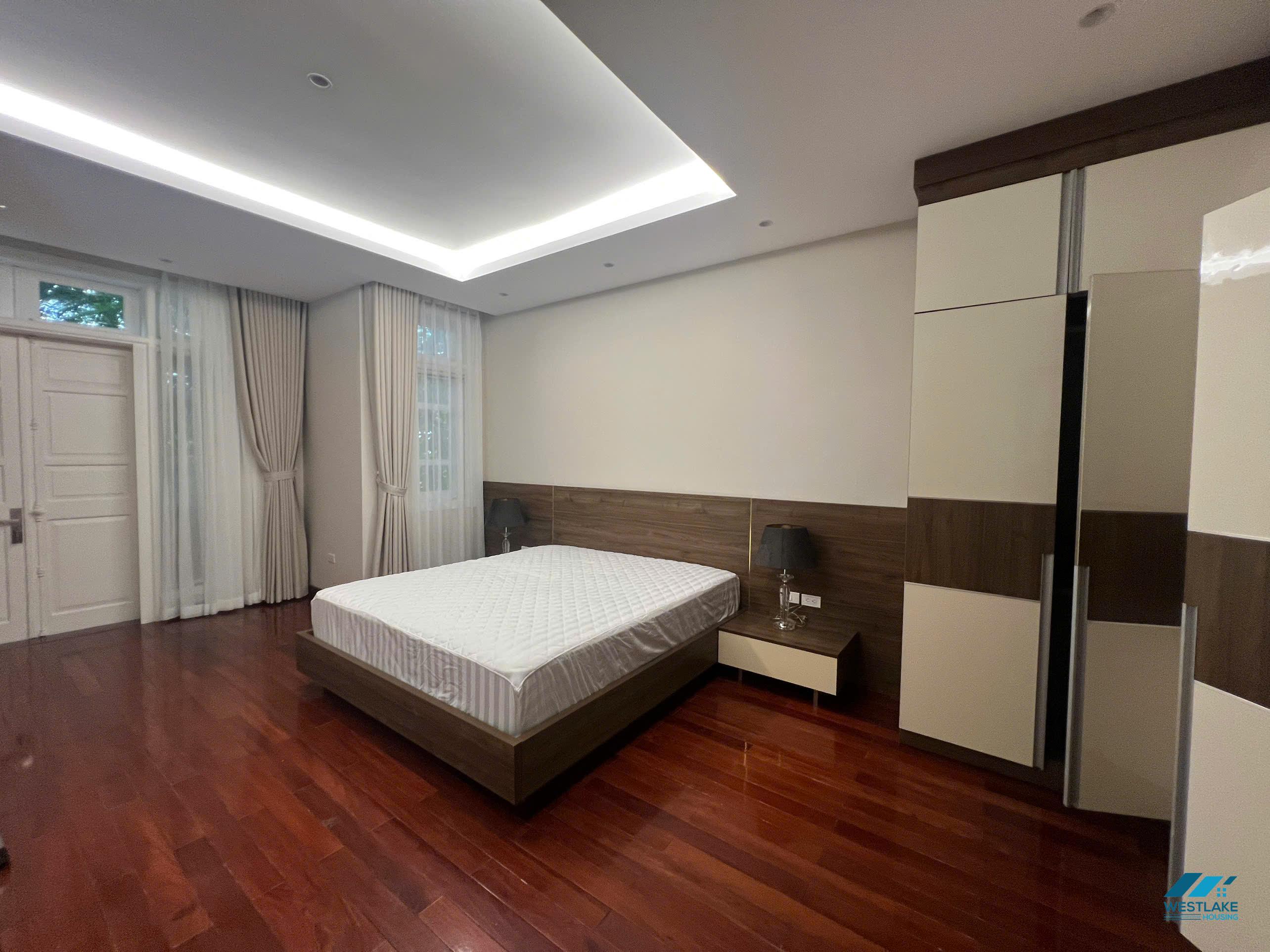 Renovated morden house for rent in D block, Ciputra, Tay Ho ward, Ha Noi