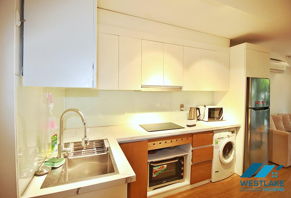 Lovely 01 bedroom duplex apartment for rent on Xuan Dieu street, Tay Ho, Ha Noi