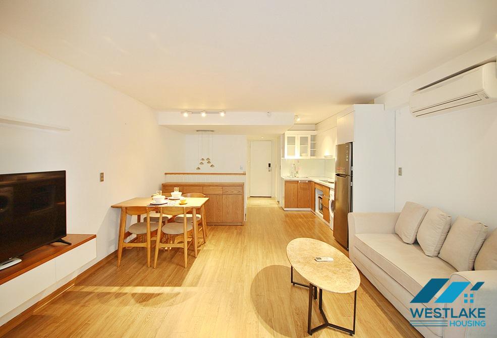 Lovely 01 bedroom duplex apartment for rent on Xuan Dieu street, Tay Ho, Ha Noi