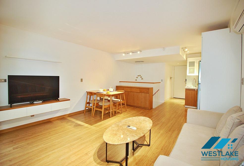 Lovely 01 bedroom duplex apartment for rent on Xuan Dieu street, Tay Ho, Ha Noi