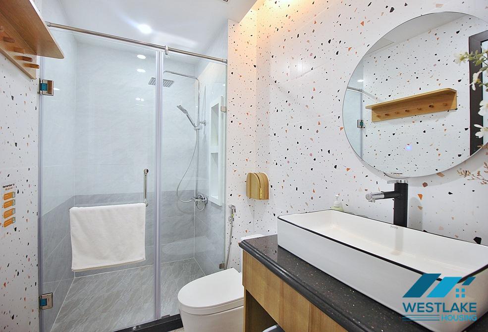 Lake view 01 bedroom apartment for rent on Vu Mien street, Tay Ho, Ha Noi