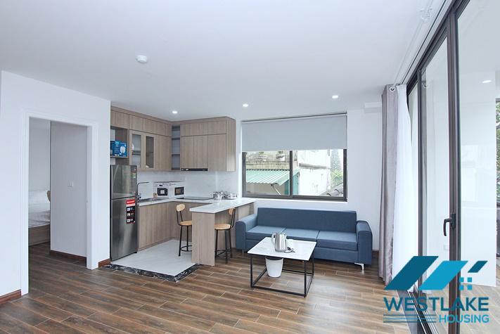 Lovely 1-bedroom apartment with a balcony on To Ngoc Van, Tay Ho, Ha Noi for rent