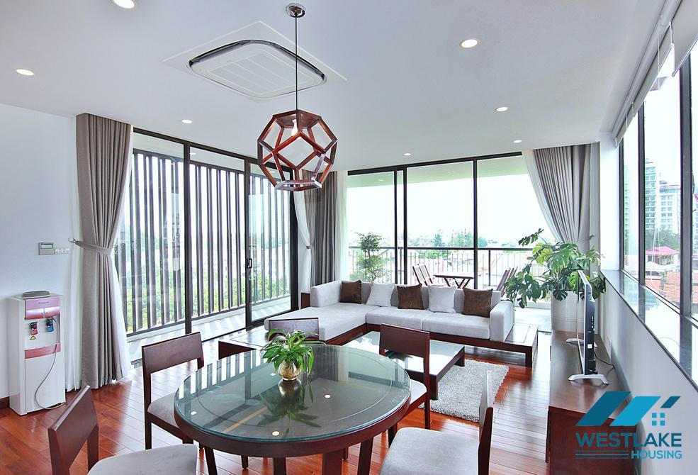Super bright 03 bedrooms apartment for rent in Tay Ho, Ha Noi