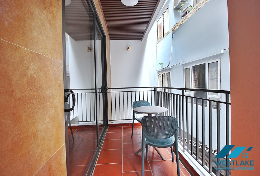 Spacious one bedroom apartment for rent in Dang Thai Mai area, Tay Ho, Ha Noi