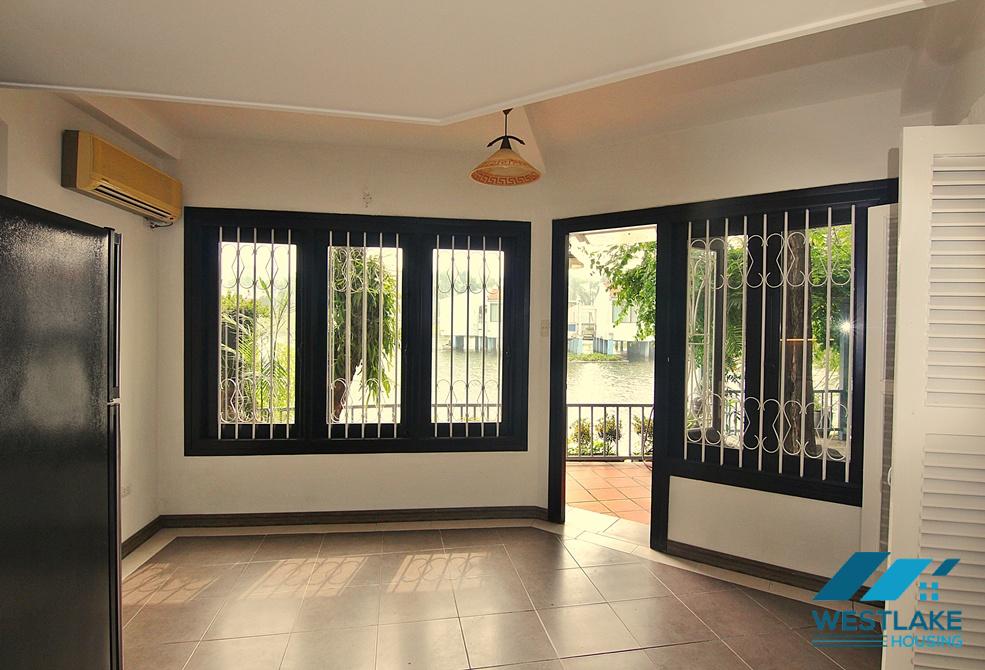 Beautiful house with large yard and lake view available for rent in Westlake area, Tay Ho, Ha Noi