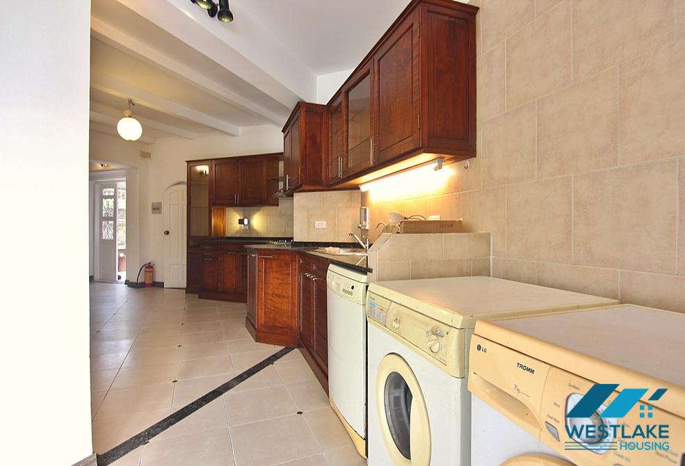 Beautiful house with large yard and lake view available for rent in Westlake area, Tay Ho, Ha Noi