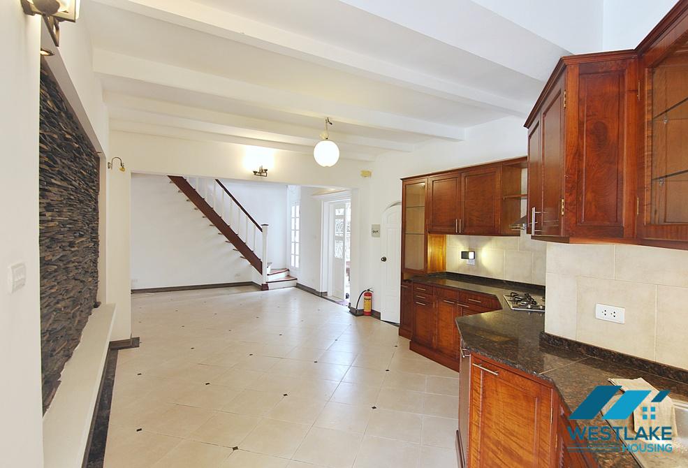 Beautiful house with large yard and lake view available for rent in Westlake area, Tay Ho, Ha Noi