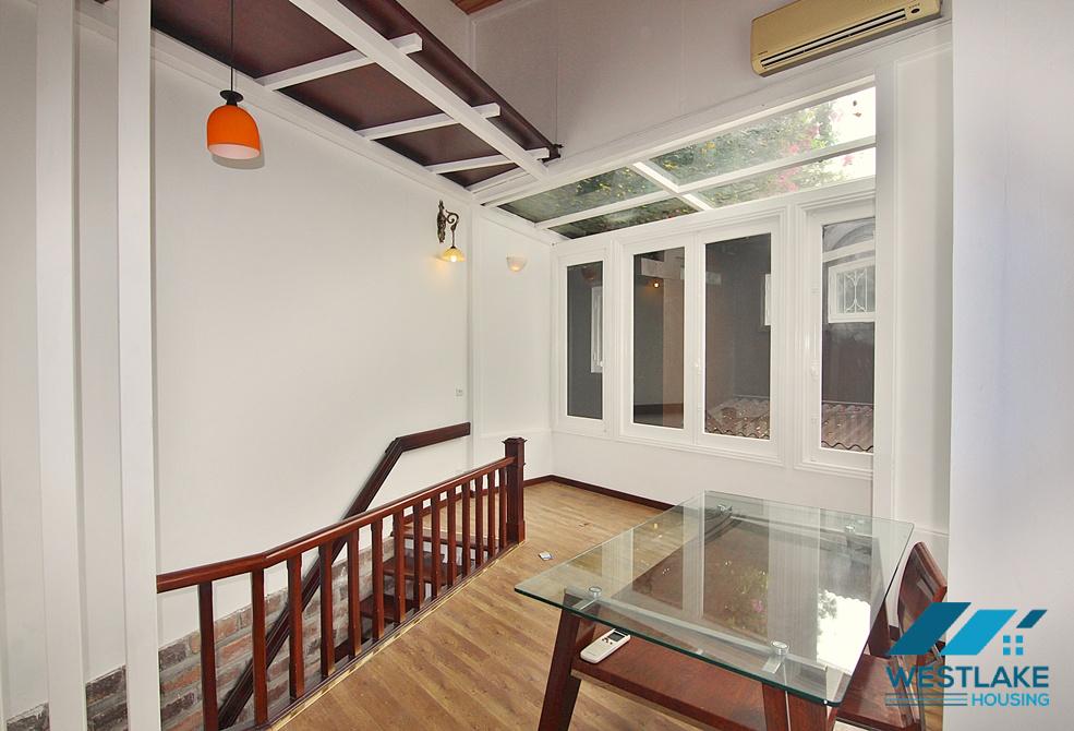 Beautiful house with large yard and lake view available for rent in Westlake area, Tay Ho, Ha Noi