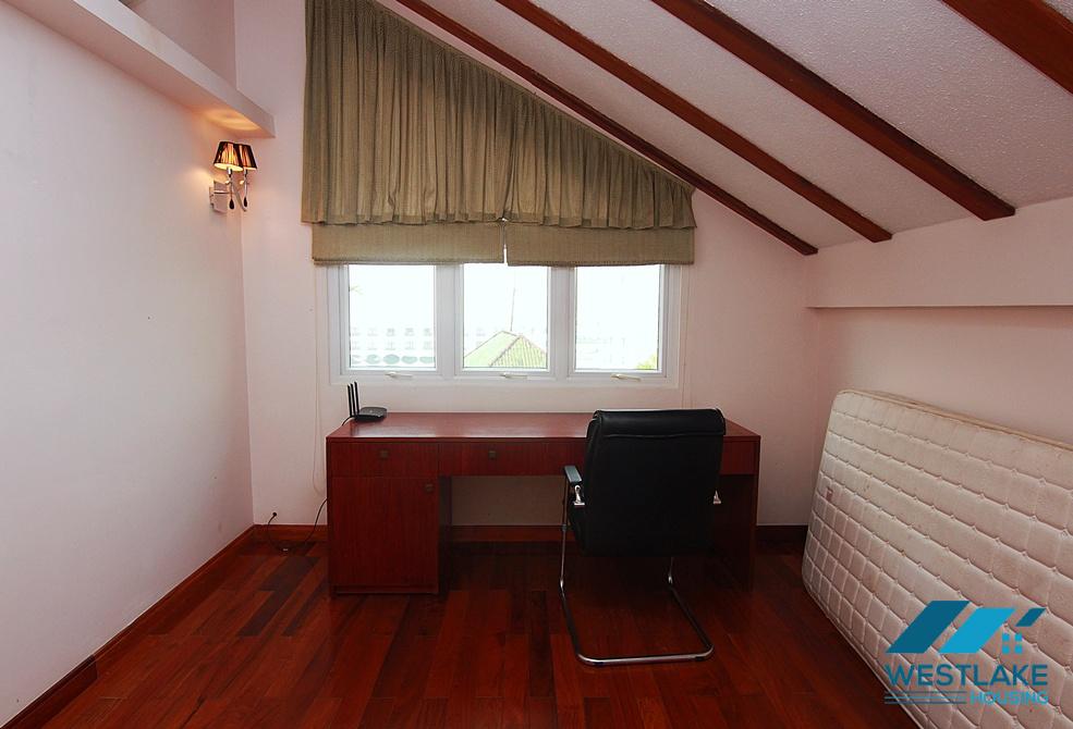 Quiet and nice house with 04 bedrooms for rent in Tay Ho, Ha Noi