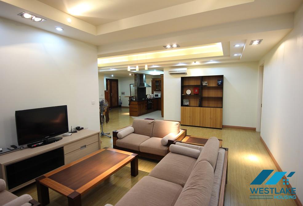 Big size apartment with 3 bedrooms for rent in Ciputra area, Tay Ho ward, Ha Noi