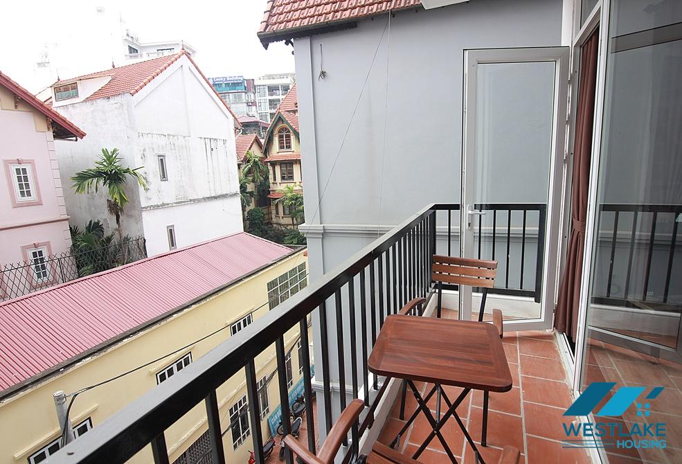 Nice one bedroom apartment with balcony for rent in To Ngoc Van, Tay Ho, Ha Noi