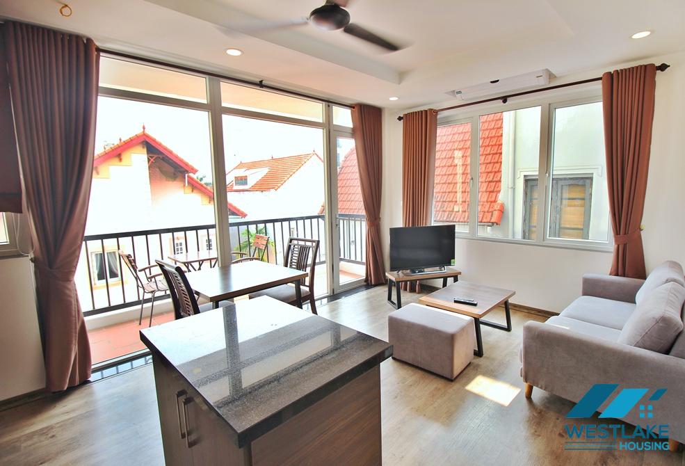 Nice one bedroom apartment with balcony for rent in To Ngoc Van, Tay Ho, Ha Noi