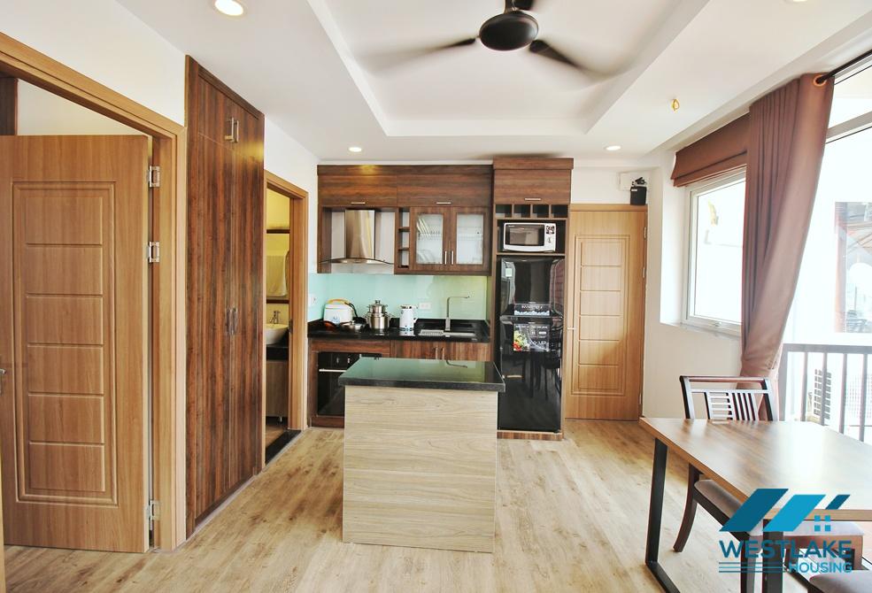 Nice one bedroom apartment with balcony for rent in To Ngoc Van, Tay Ho, Ha Noi