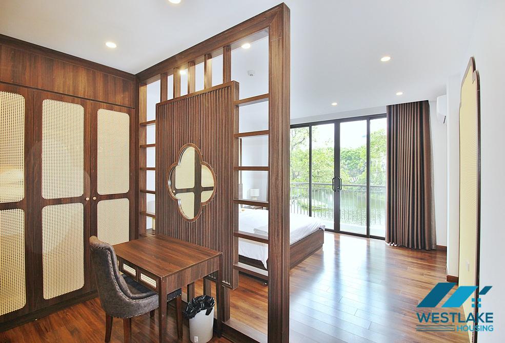 A charming and spacious four bedrooms for rent on Xuan Dieu street, Tay Ho, Ha Noi