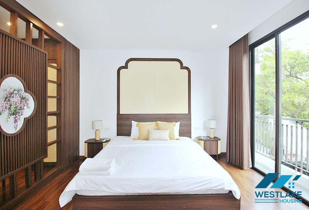 A charming and spacious four bedrooms for rent on Xuan Dieu street, Tay Ho, Ha Noi