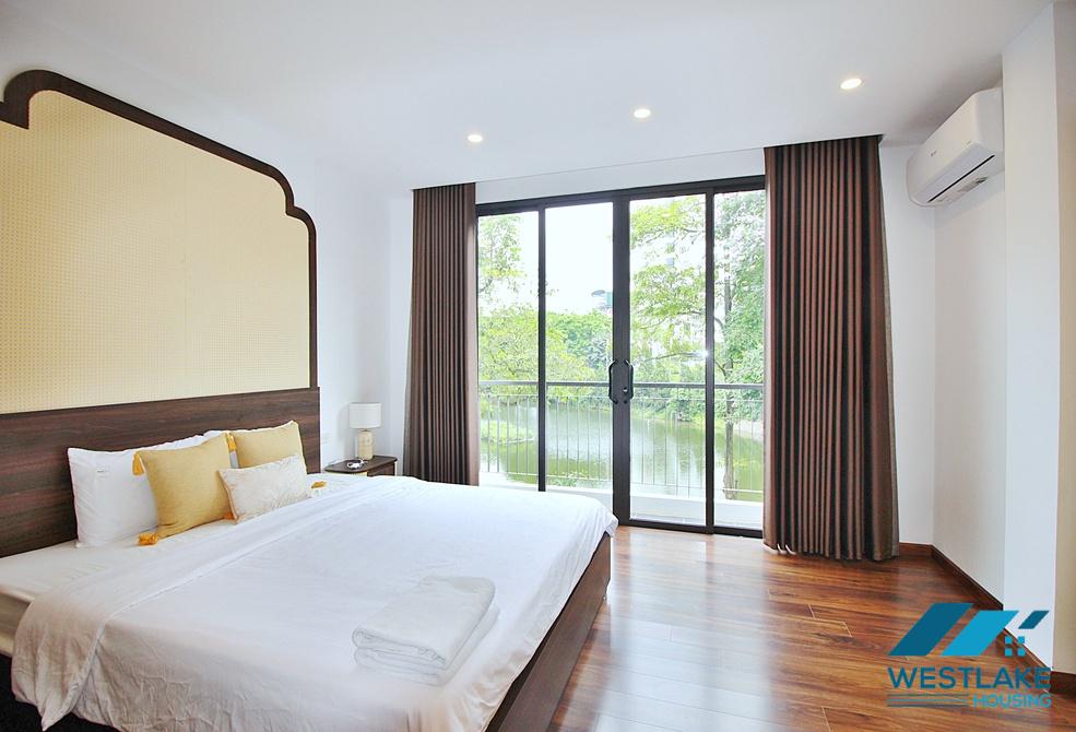 A charming and spacious four bedrooms for rent on Xuan Dieu street, Tay Ho, Ha Noi