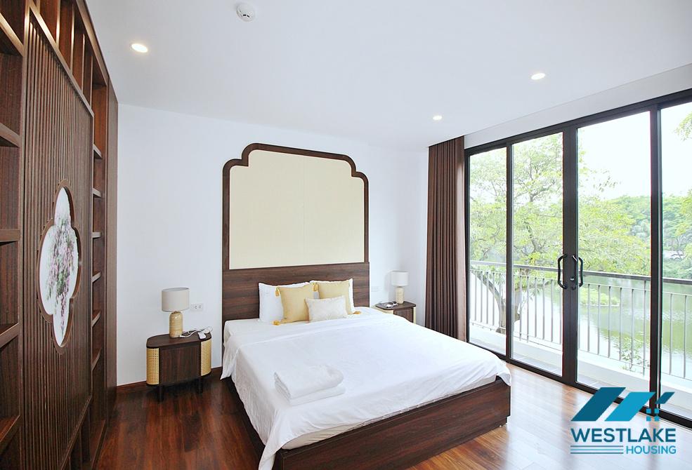 A charming and spacious four bedrooms for rent on Xuan Dieu street, Tay Ho, Ha Noi