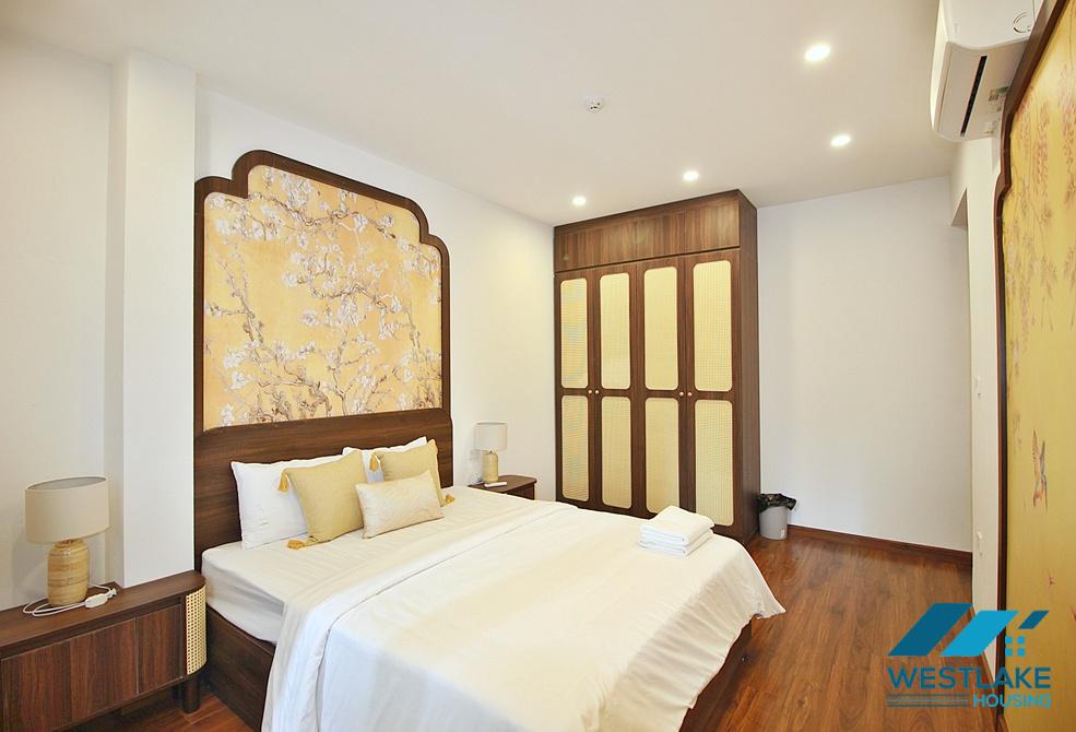 A charming and spacious four bedrooms for rent on Xuan Dieu street, Tay Ho, Ha Noi