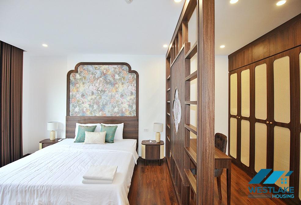 A charming and spacious four bedrooms for rent on Xuan Dieu street, Tay Ho, Ha Noi