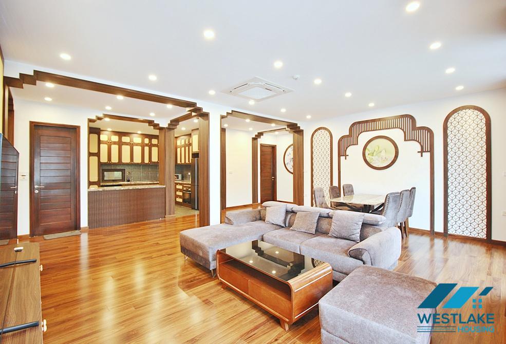 A charming and spacious four bedrooms for rent on Xuan Dieu street, Tay Ho, Ha Noi