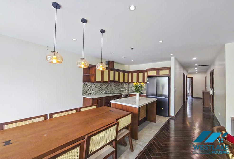 Brand new 03 bedrooms apartment for rent in Dang Thai Mai, Tay Ho, Ha Noi