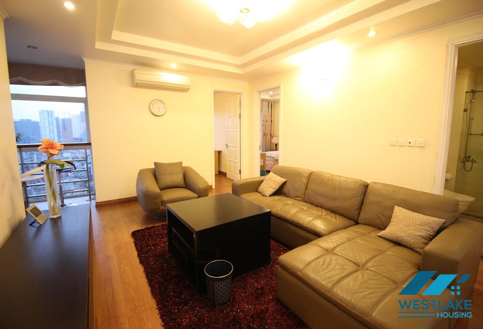 Bright and fully furnished three bedrooms apartment for rent in Ciputra, Tay Ho ward, Ha Noi