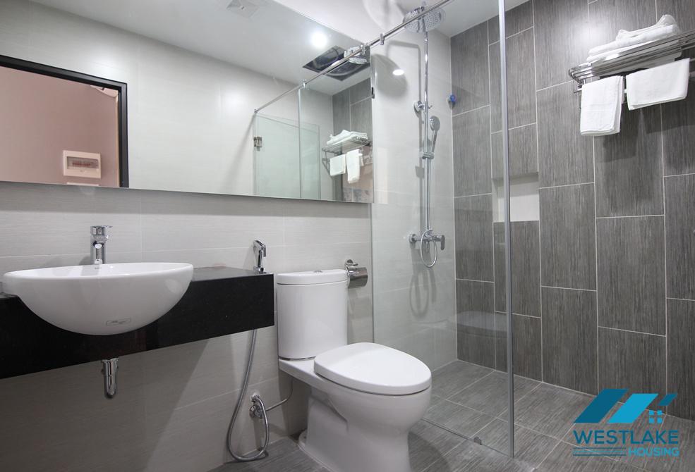 Bright and spacious studio apartment for rent in Dang Thai Mai area, Tay Ho, Ha Noi