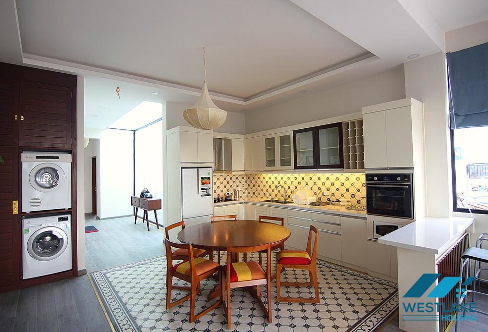 Beautiful apartment on 10th floor with lots of natural light for rent in Tay Ho, Ha Noi