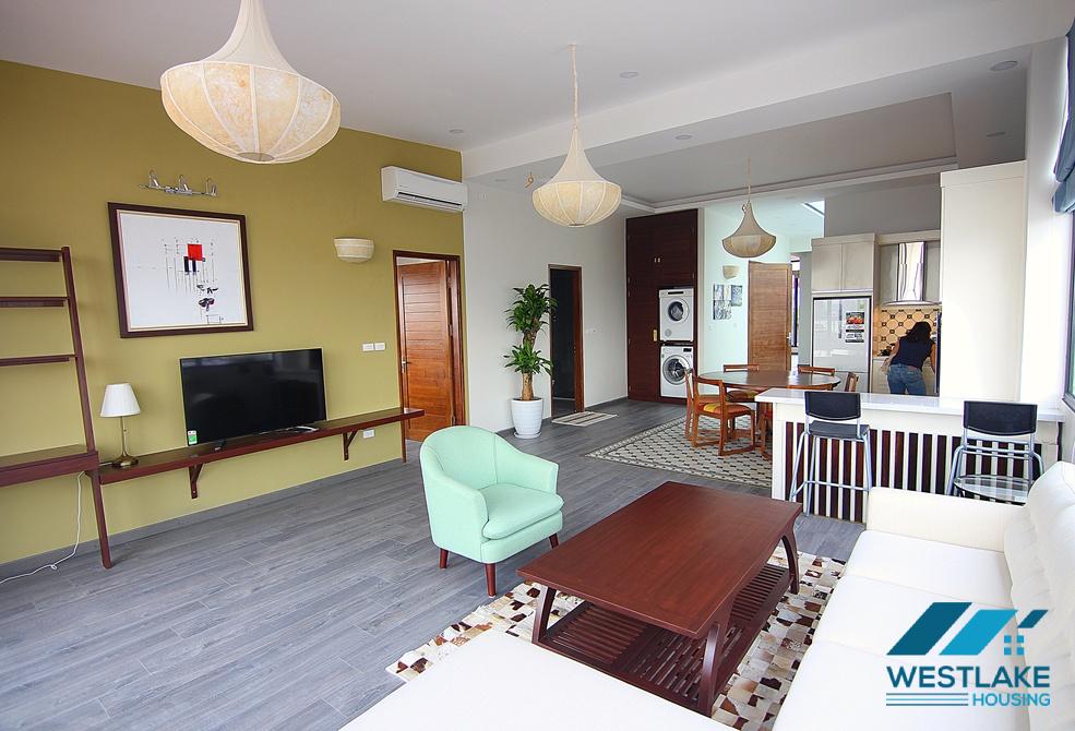 Beautiful apartment on 10th floor with lots of natural light for rent in Tay Ho, Ha Noi