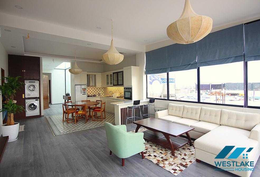 Beautiful apartment on 10th floor with lots of natural light for rent in Tay Ho, Ha Noi