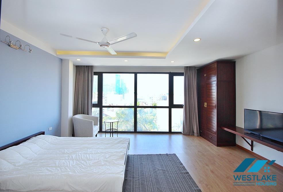 Spacious 04 bedrooms apartment for rent in To Ngoc Van area, Tay Ho, Ha Noi
