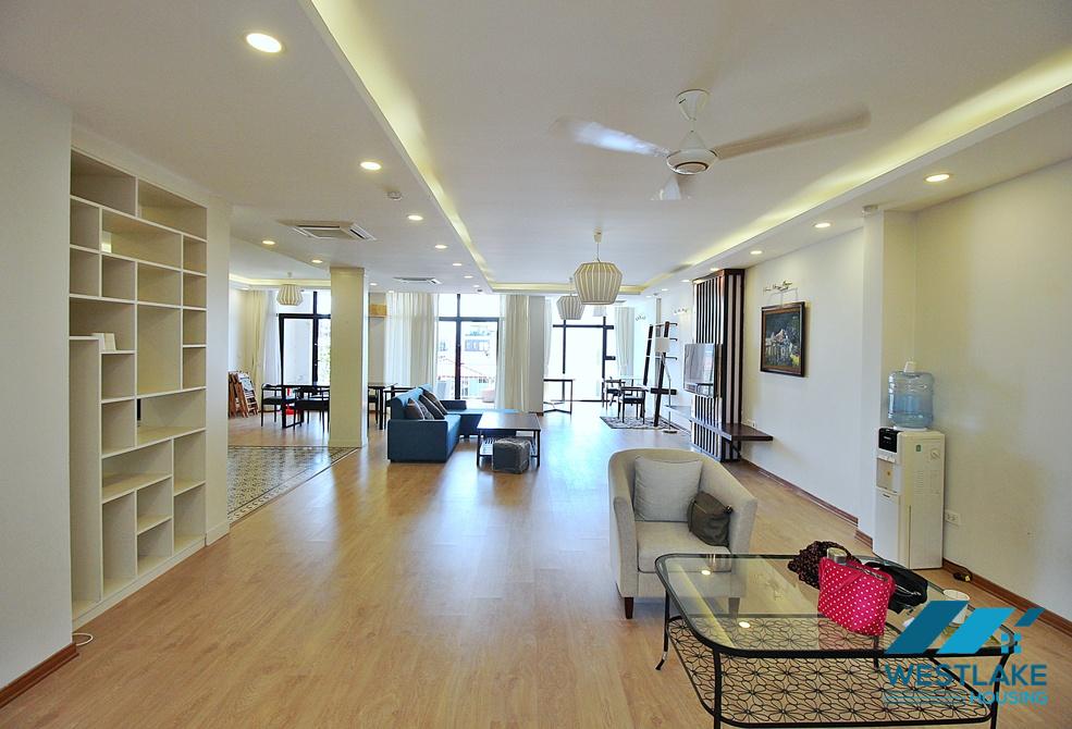 Spacious 04 bedrooms apartment for rent in To Ngoc Van area, Tay Ho, Ha Noi