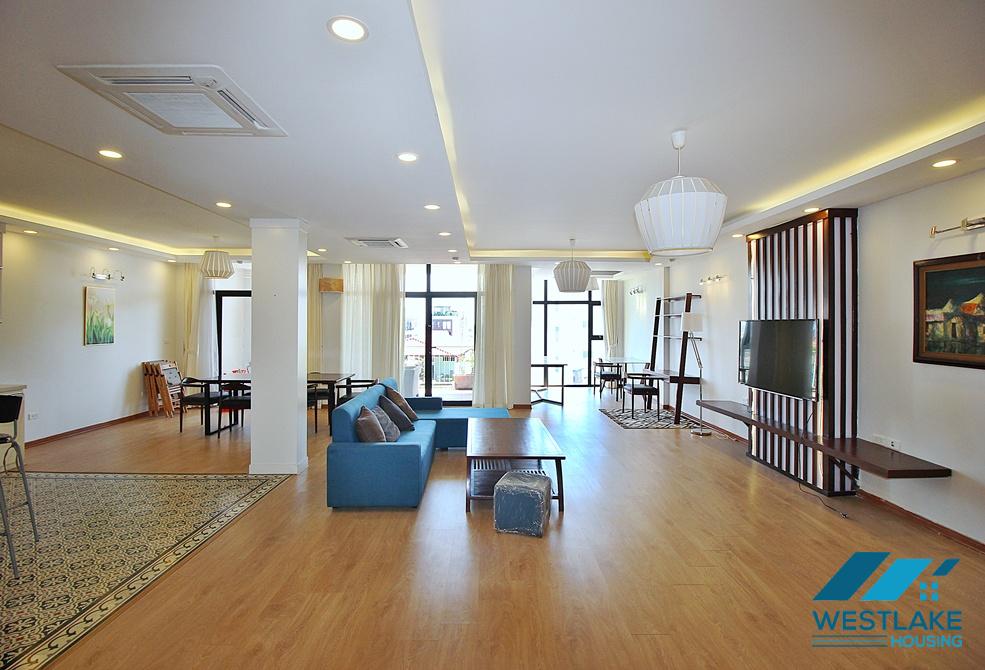 Spacious 04 bedrooms apartment for rent in To Ngoc Van area, Tay Ho, Ha Noi
