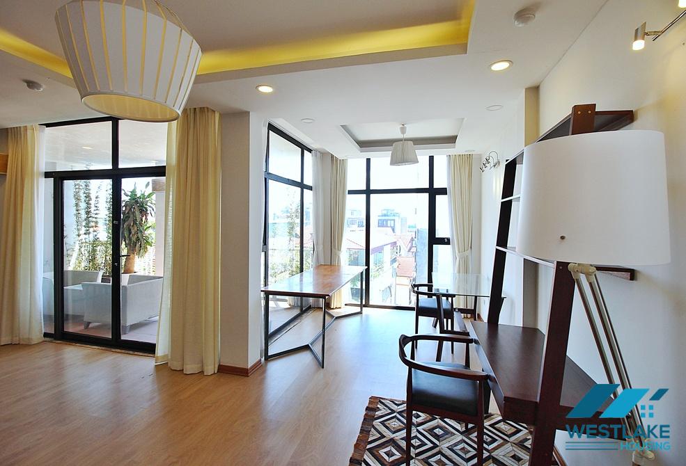 Spacious 04 bedrooms apartment for rent in To Ngoc Van area, Tay Ho, Ha Noi