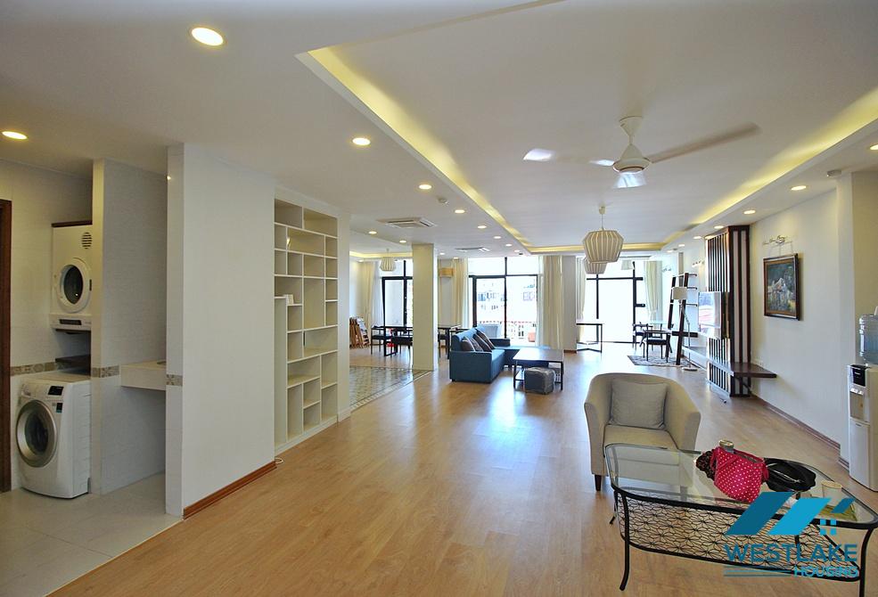 Spacious 04 bedrooms apartment for rent in To Ngoc Van area, Tay Ho, Ha Noi