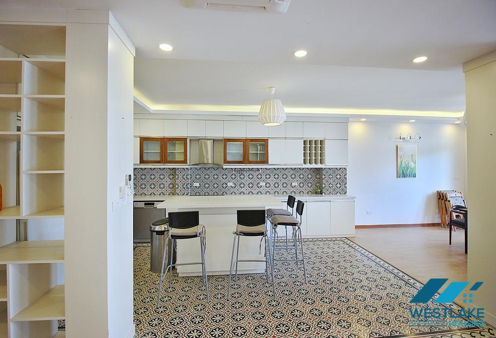 Spacious 04 bedrooms apartment for rent in To Ngoc Van area, Tay Ho, Ha Noi