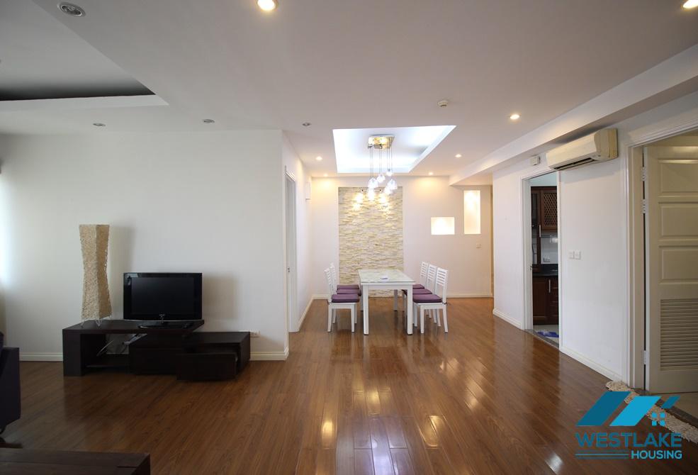 Spacious and bright apartment rental in E building, Ciputra, Tay Ho ward, Ha Noi