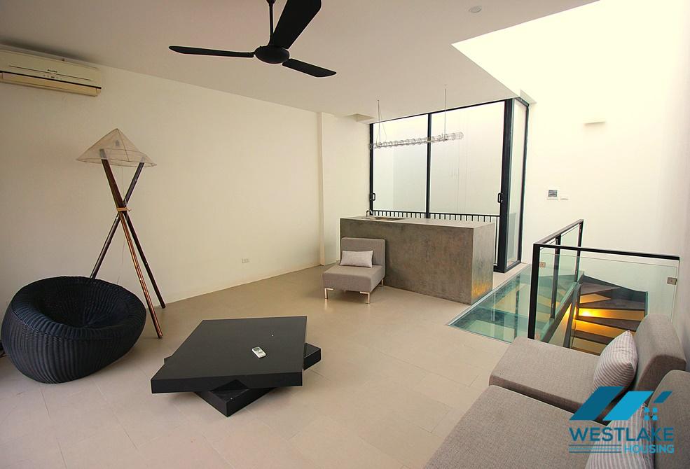 A 3 bedroom modern house for rent in Xuan Dieu, Tay Ho