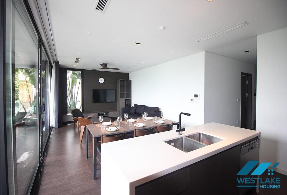 Modern 02 bedrooms apartment with lake view for rent on Tu Hoa street, Tay Ho, Hanoi