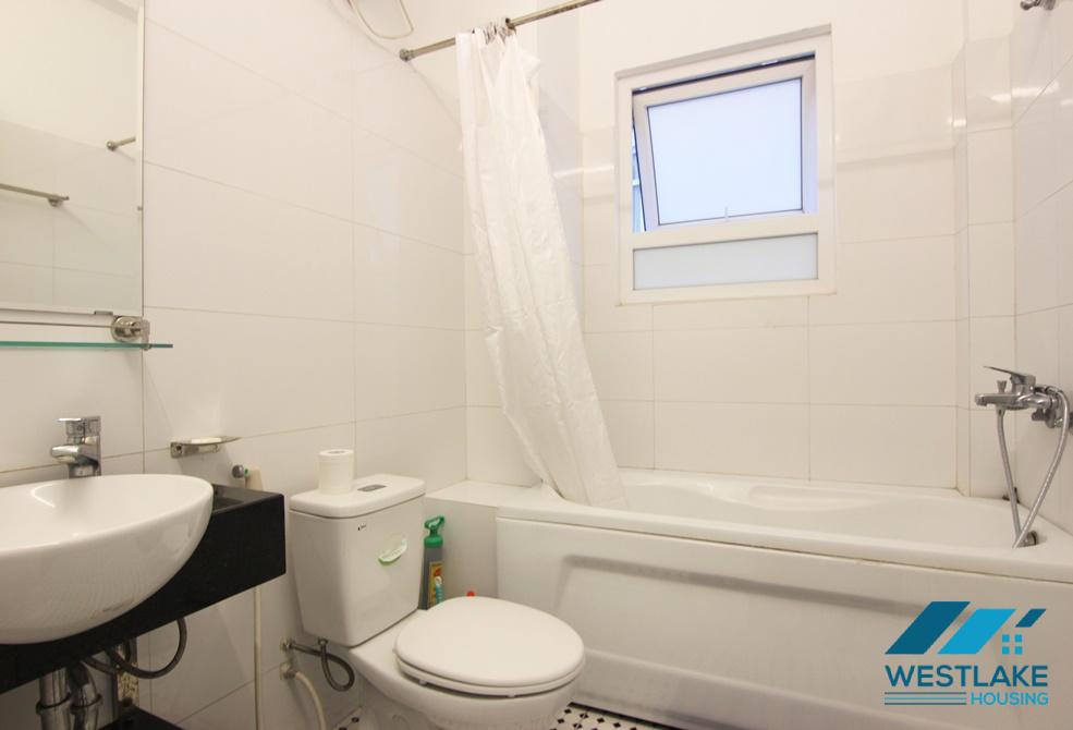 A bright and spacious 1 bedroom apartment for rent in Xuan Dieu, Tay Ho