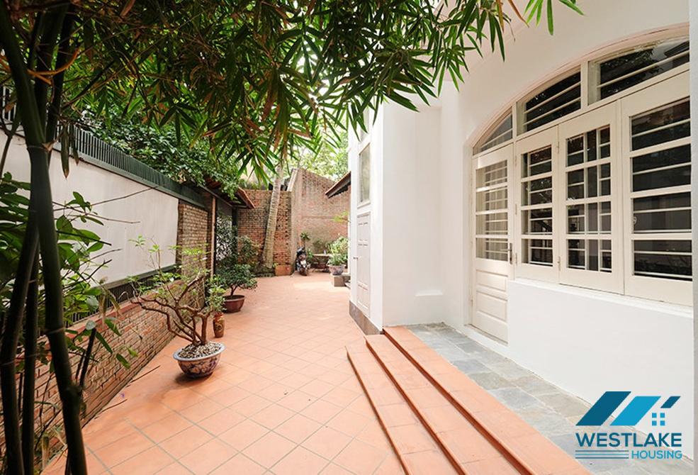 Spacious four bedrooms house for rent in Tay Ho, Ha Noi