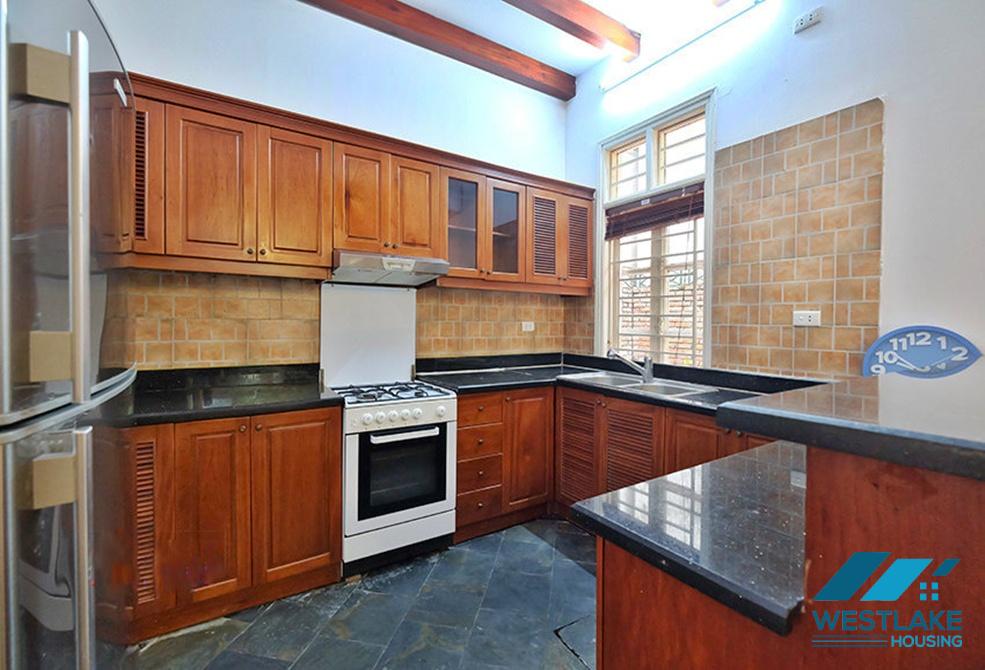 Spacious four bedrooms house for rent in Tay Ho, Ha Noi