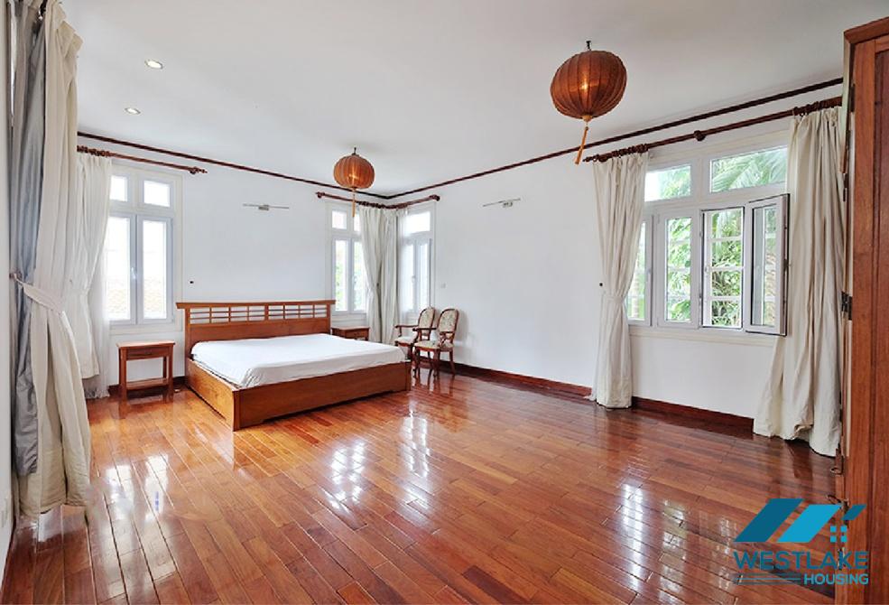 Spacious four bedrooms house for rent in Tay Ho, Ha Noi