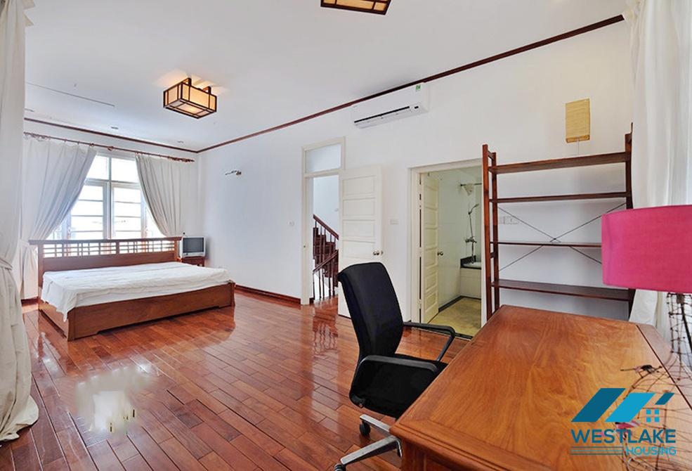 Spacious four bedrooms house for rent in Tay Ho, Ha Noi