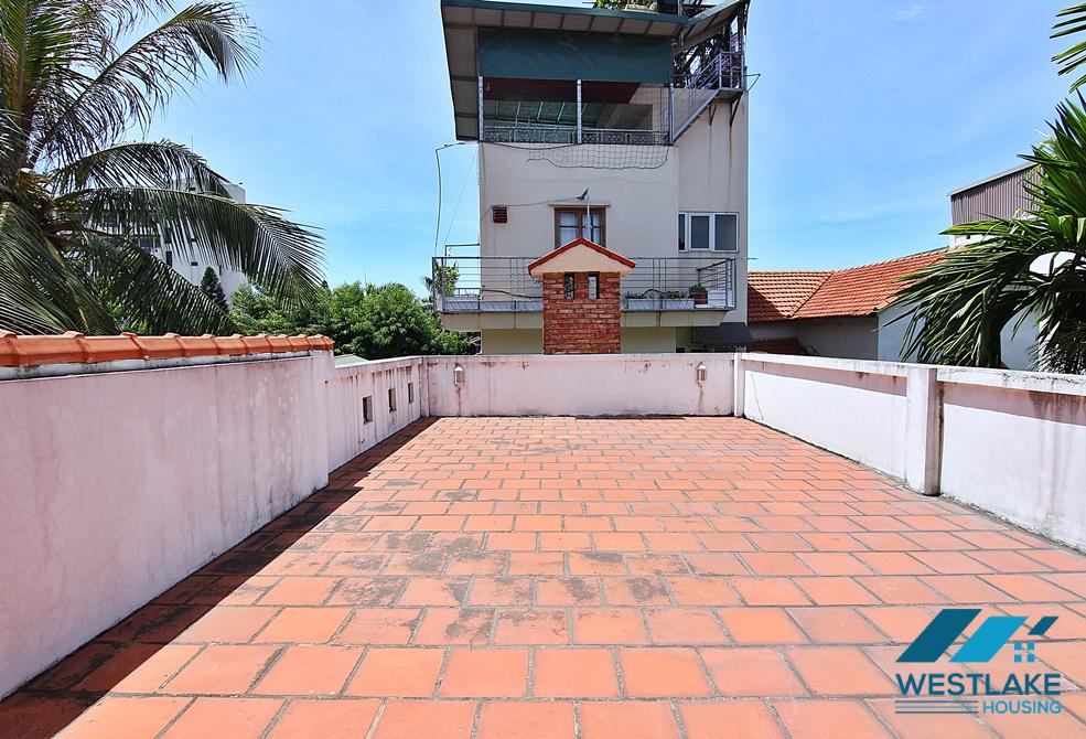 Spacious four bedrooms house for rent in Tay Ho, Ha Noi