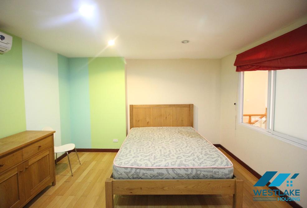 A duplex apartment for rent in E building of Cipputra International Ha Noi City