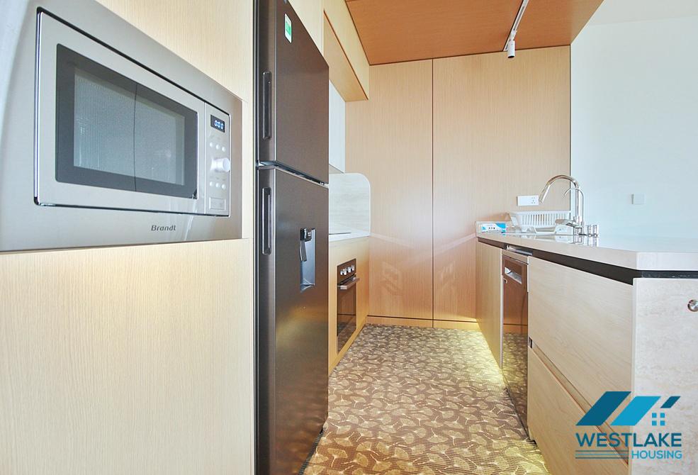 Brand new and modern 02 bedrooms apartment with amazing lake view for rent in Tay Ho, Ha Noi