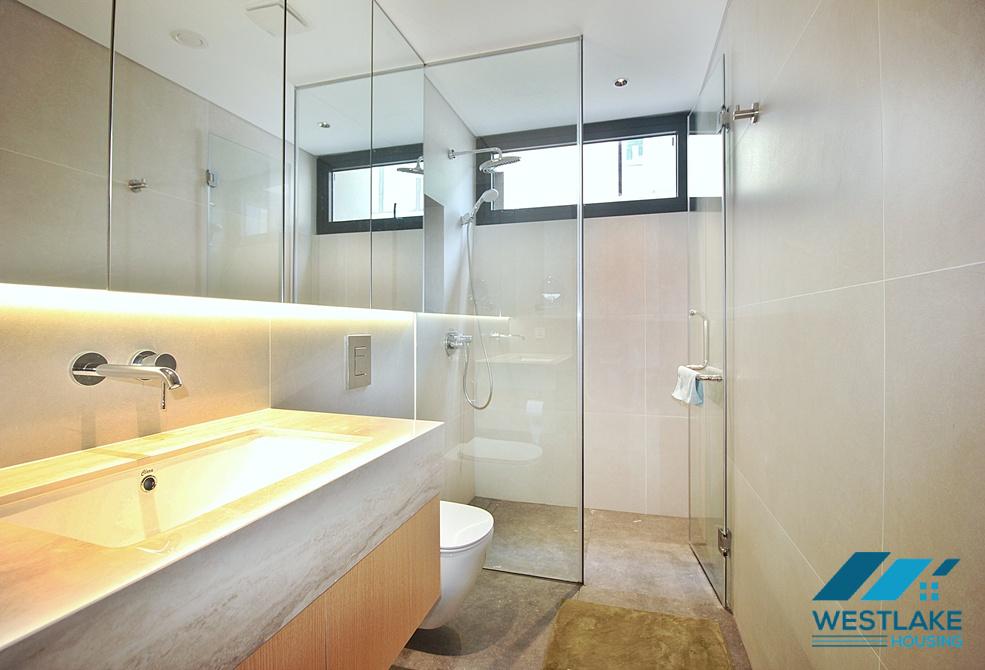 Brand new and modern 02 bedrooms apartment with amazing lake view for rent in Tay Ho, Ha Noi